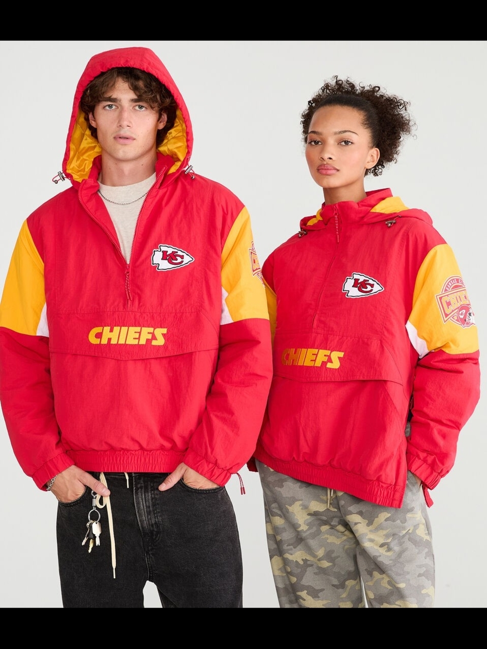 Kansas City Chiefs Hooded Sideline Jacket M